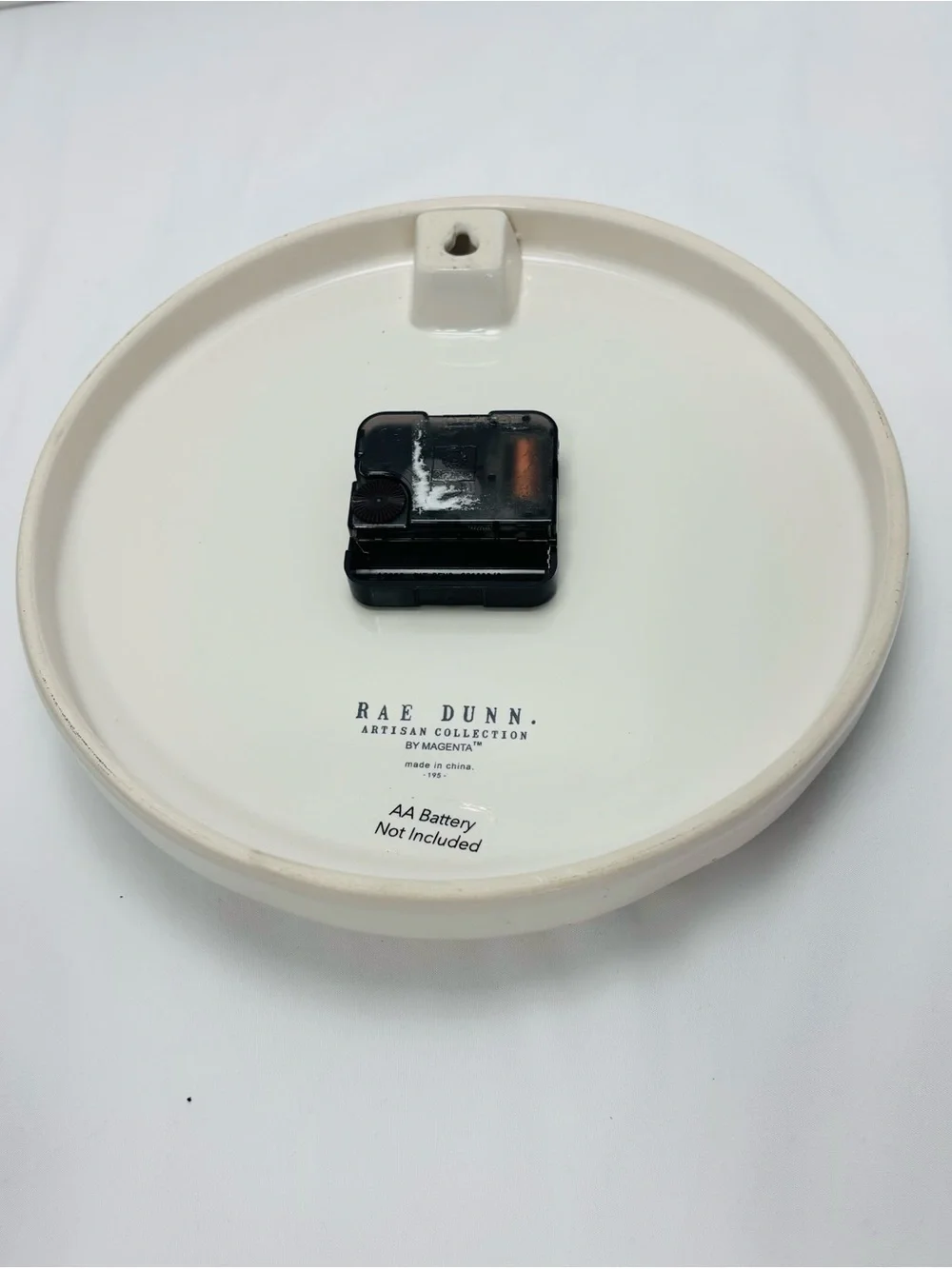 Welcome Wall Clock - White Decorative Home Accent